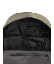 TRUSSARDI SPEEDY LETTERING Sac &agrave; dos en nylon, support pour ordinateur 15,6" olive verte / pierre - Sacs &agrave; dos pour ordinateur portable - 6