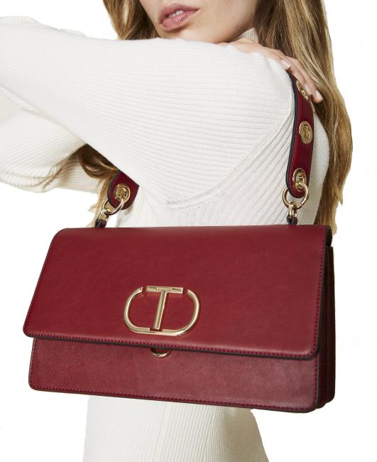 NAIRA Sac &agrave; bandouli&egrave;re &agrave; poign&eacute;e sup&eacute;rieure raisin - Sacs pour Femme