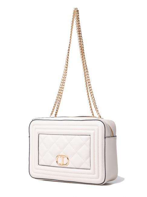 QUILTED FRAME Sac en tissu matelass&eacute; neige - Sacs pour Femme