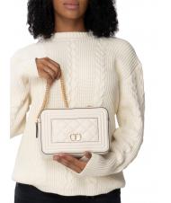TWINSET QUILTED FRAME Sac en tissu matelass&eacute; neige - Sacs pour Femme - 5