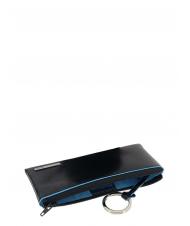 PIQUADRO Porte-clés BLUE SQUARE, en cuir bleu - Porte-clés - 2