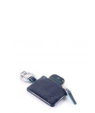 PIQUADRO BLUE SQUARE Porte-clés avec Connequ bleu - Porte-clés - 2