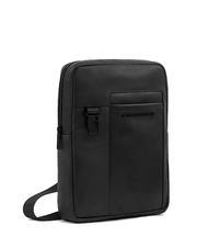 PIQUADRO FINN Sac iPad, en cuir Noir - Sacs en Bandouli&egrave;res pour Homme - 2