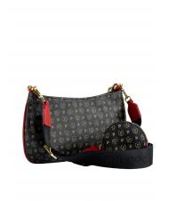POLLINI HERITAGE sac porté épaule à anse chaîne laque noire - Sacs pour Femme - 3