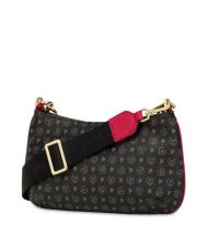 POLLINI HERITAGE sac porté épaule à anse chaîne laque noire - Sacs pour Femme - 4