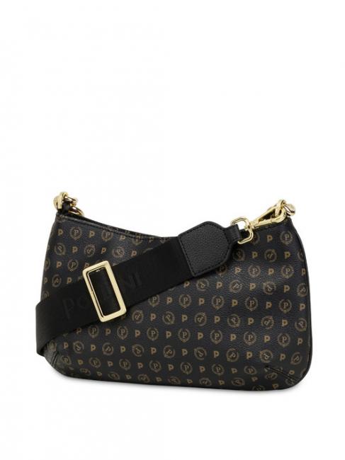 HERITAGE sac porté épaule à anse chaîne Noir - Sacs pour Femme