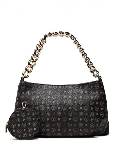 HERITAGE sac porté épaule à anse chaîne Noir - Sacs pour Femme