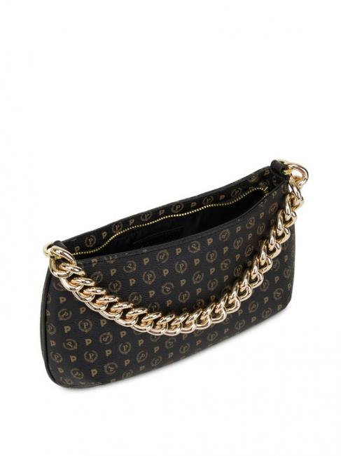 HERITAGE sac porté épaule à anse chaîne Noir - Sacs pour Femme