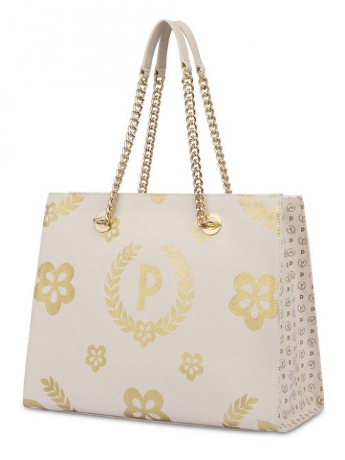 HERITAGE  Sac shopping avec imprim&eacute; int&eacute;gral ivoire / brun - Sacs pour Femme