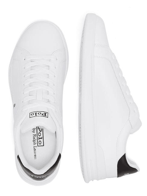 HERITAGE COURT II NAPPA Baskets en cuir pour hommes blanc noir - Chaussures Homme