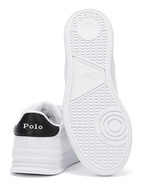 HERITAGE COURT II NAPPA Baskets en cuir pour hommes blanc noir - Chaussures Homme