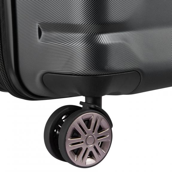 AIR ARMOUR Slim Chariot à bagages à main noir - Valises cabine