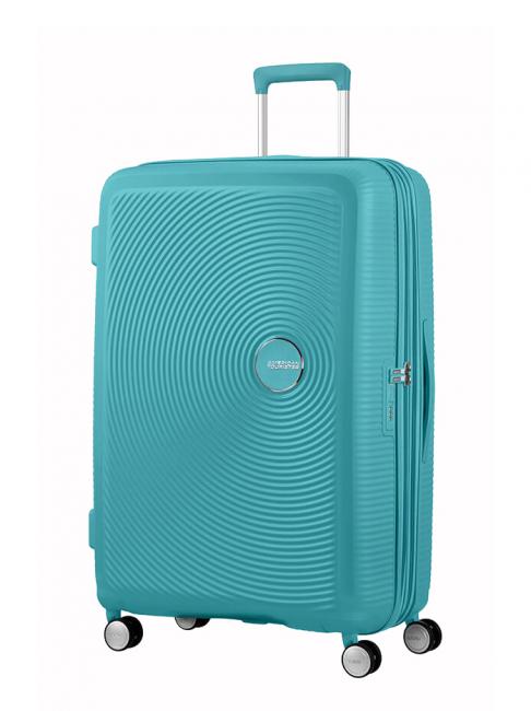Valise Ligne SOUNDBOX. taille grande. extensible tonique turquoise - Valises Rigides