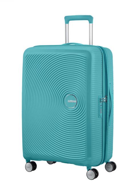 SOUNDBOX SPINNER Chariot moyen, extensible tonique turquoise - Valises Rigides
