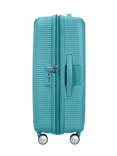 SOUNDBOX SPINNER Chariot moyen, extensible tonique turquoise - Valises Rigides