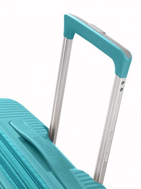 SOUNDBOX SPINNER Chariot moyen, extensible tonique turquoise - Valises Rigides