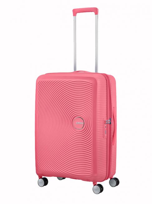 SOUNDBOX SPINNER Chariot moyen, extensible corail embrassé par le soleil - Valises Rigides