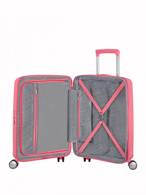 Valise Ligne SOUNDBOX, valise cabine, extensible corail embrassé par le soleil - Valises cabine