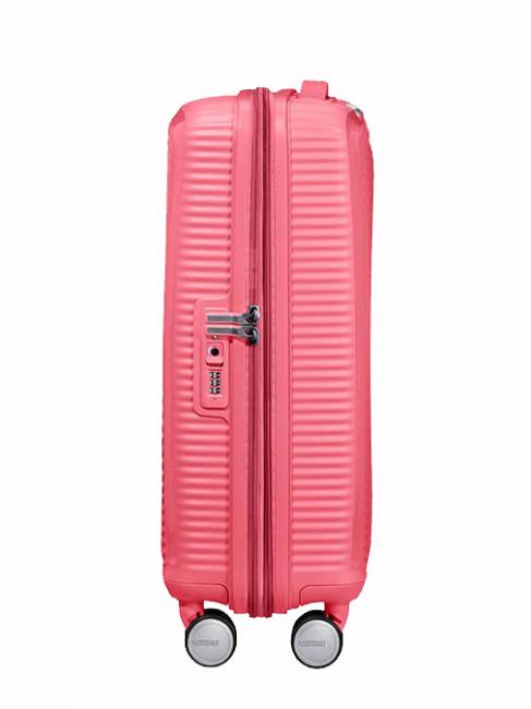 Valise Ligne SOUNDBOX, valise cabine, extensible corail embrassé par le soleil - Valises cabine