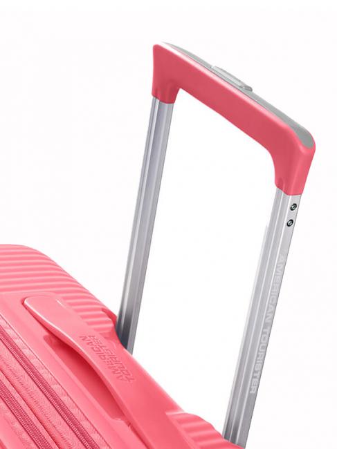 Valise Ligne SOUNDBOX, valise cabine, extensible corail embrassé par le soleil - Valises cabine