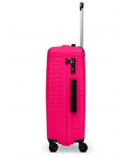 R RONCATO HEXA Chariot de taille moyenne fuchsia - Valises Rigides - 3