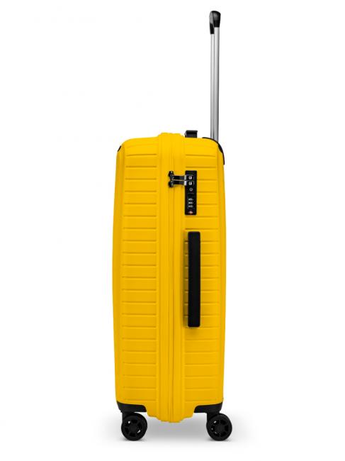 HEXA Chariot de taille moyenne jaune - Valises Rigides