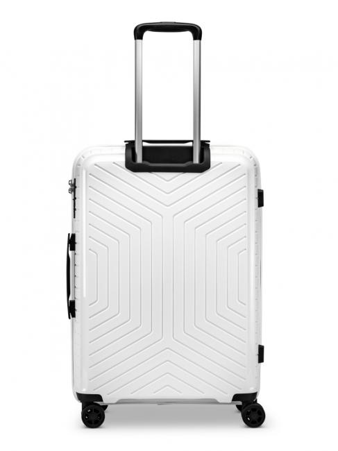 HEXA Chariot de taille moyenne blanche - Valises Rigides