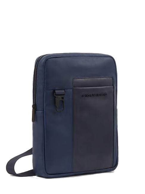 FINN Sac iPad, en cuir bleu - Sacs en Bandoulières pour Homme