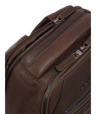PIQUADRO PAAVO Sac à dos pour ordinateur portable 15,6", en cuir MORO - Sacs à dos pour ordinateur portable - 4