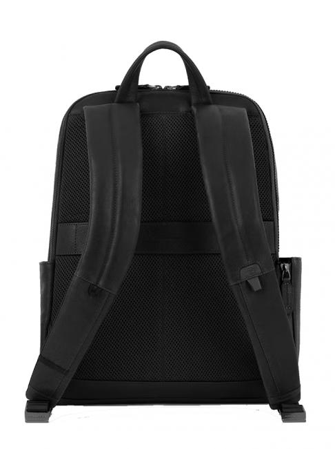 PAAVO Sac à dos pour ordinateur portable 14", en cuir Noir - Sacs à dos pour ordinateur portable