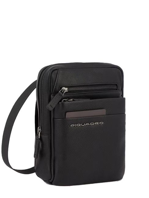 PAAVO Sac iPad Mini, en cuir Noir - Sacs en Bandoulières pour Homme