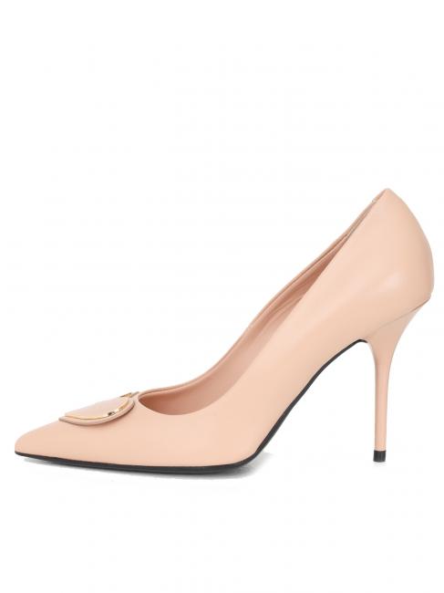Scarpa d&eacute;collet&eacute; alta in nappa  nu - Chaussures Femme