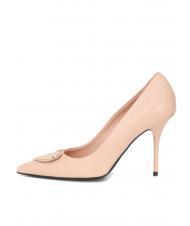LOVE MOSCHINO Scarpa d&eacute;collet&eacute; alta in nappa  nu - Chaussures Femme - 4