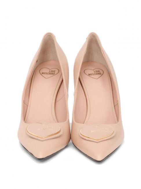 Scarpa d&eacute;collet&eacute; alta in nappa  nu - Chaussures Femme