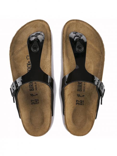 GIZEH Vernis Birko-Flor noir - Chaussures unisexe