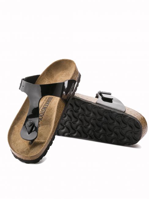 GIZEH Vernis Birko-Flor noir - Chaussures unisexe