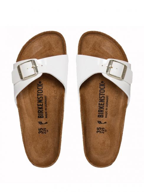 MADRID Sandale Birko flor blanc - Chaussures Femme