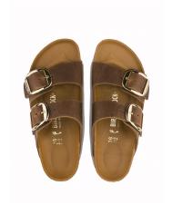 BIRKENSTOCK ARIZONA BIG BUCKLE Sandale en cuir huilé Cognac - Chaussures unisexe - 3