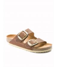 BIRKENSTOCK ARIZONA BIG BUCKLE Sandale en cuir huilé Cognac - Chaussures unisexe - 4