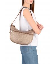 BORBONESE BORBONAIS Sac Hobo LUNA, petit mer Beiger - Sacs pour Femme - 6