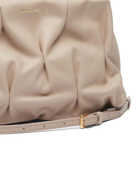 OPHELIE GOODIE Sac &agrave; bandouli&egrave;re en cuir rose poudr&eacute; - Sacs pour Femme