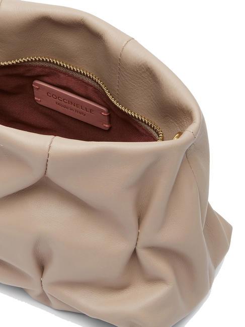OPHELIE GOODIE Sac &agrave; bandouli&egrave;re en cuir rose poudr&eacute; - Sacs pour Femme