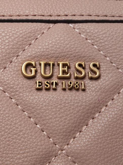 ABEY ELITE Tote Sac &agrave; main, avec bandouli&egrave;re bois de rose - Sacs pour Femme