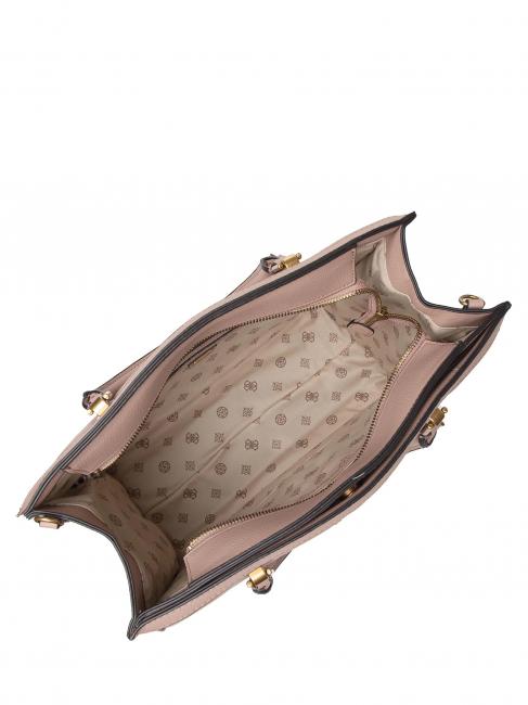 ABEY ELITE Tote Sac &agrave; main, avec bandouli&egrave;re bois de rose - Sacs pour Femme