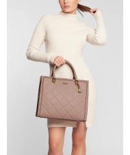 GUESS ABEY ELITE Tote Sac &agrave; main, avec bandouli&egrave;re bois de rose - Sacs pour Femme - 7