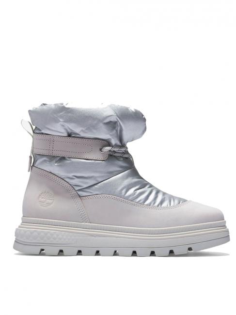 RAY CITY Botte rembourr&eacute;e blanc brillant - Chaussures Femme