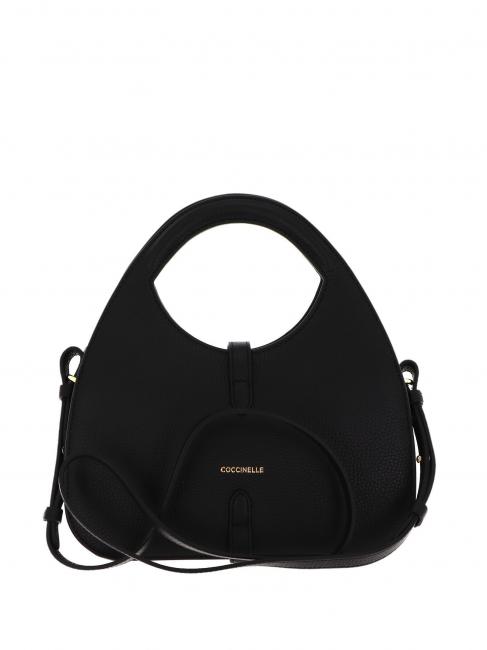 COSIMA Sac avec pochette et bandouli&egrave;re Noir - Sacs pour Femme