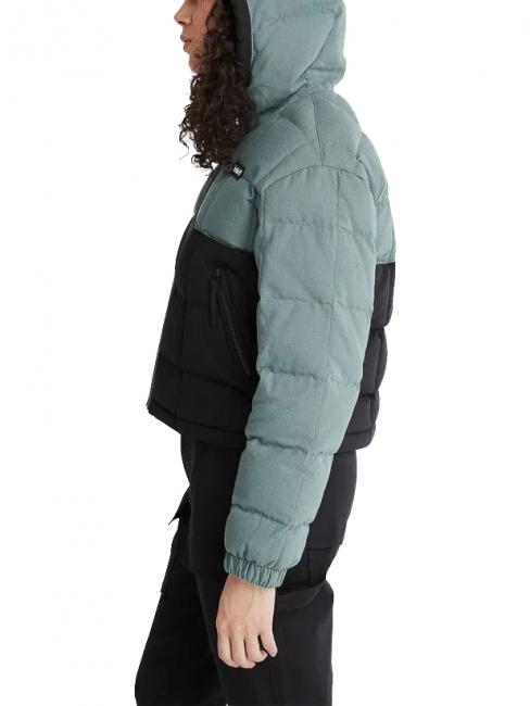 HOODER PUFFER Veste à capuche vert baumier/noir - Doudounes femme