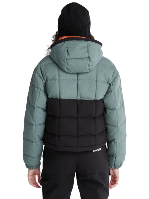 HOODER PUFFER Veste à capuche vert baumier/noir - Doudounes femme