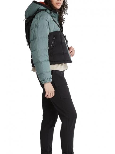 HOODER PUFFER Veste à capuche vert baumier/noir - Doudounes femme